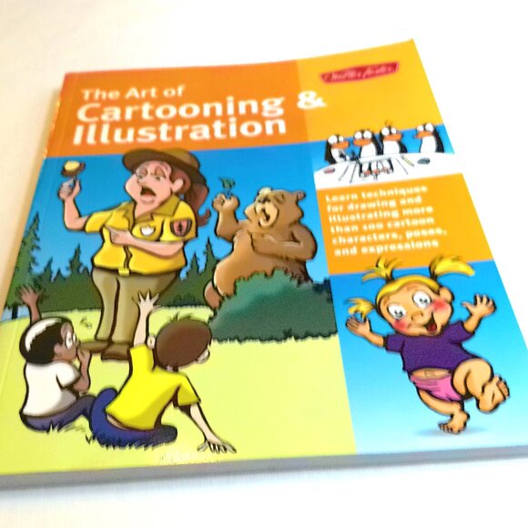 The Art of Cartooning and Illustration WALTER FOSTER book learn to draw NEW - Picture 2 of 4